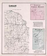Logan Township, Logan Cross Roads, Bunkum, Dearborn County 1875